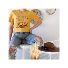 Load image into Gallery viewer, Mustard colored shirt worn with jeans