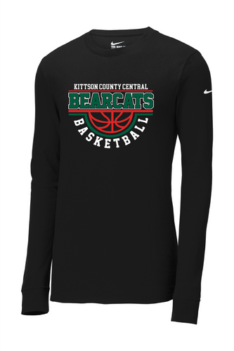 Bearcats Basketball 2 Nike Long Sleeve Tshirt