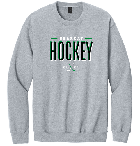 KCC Bearcats Hockey 2 Gildan Crewneck