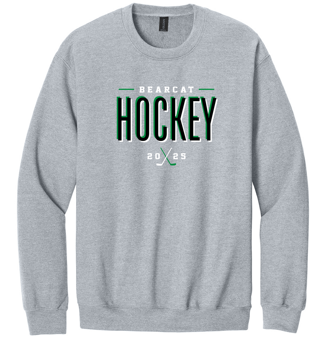 KCC Bearcats Hockey 2 Gildan Crewneck