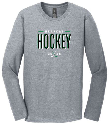 KCC Bearcats Hockey 2 Gildan Long Sleeve Tshirt