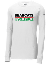 Load image into Gallery viewer, Bearcats Volleyball 1 Nike Long Sleeve Tshirt