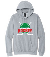 Load image into Gallery viewer, KCC Bearcats Hockey Helmet Gildan Softstyle Hoodie