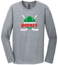 Load image into Gallery viewer, KCC Bearcats Hockey Helmet Gildan Long Sleeve Tshirt