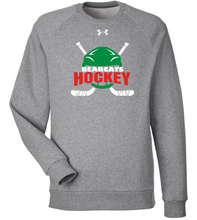 Load image into Gallery viewer, KCC Bearcats Hockey Helmet Under Armour Crewneck Fleece