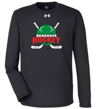 Load image into Gallery viewer, KCC Bearcats Hockey Helmet Under Armour Long Sleeve Tshirt