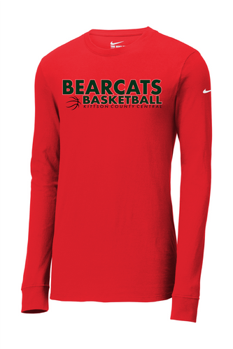 Bearcats Basketball Nike Long Sleeve Tshirt