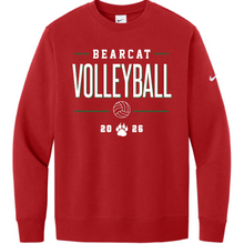Load image into Gallery viewer, Bearcats Volleyball 26.1 Nike Crewneck Sweatshirt