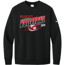 Load image into Gallery viewer, Bearcats Volleyball 26.4 Nike Crewneck Sweatshirt