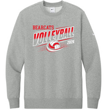 Load image into Gallery viewer, Bearcats Volleyball 26.4 Nike Crewneck Sweatshirt