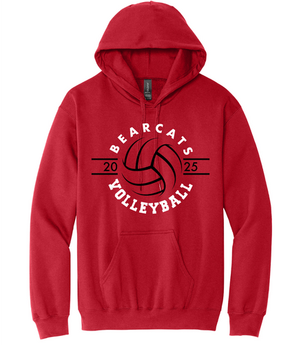 Bearcats Volleyball 2 Gildan Softstyle Hoodie