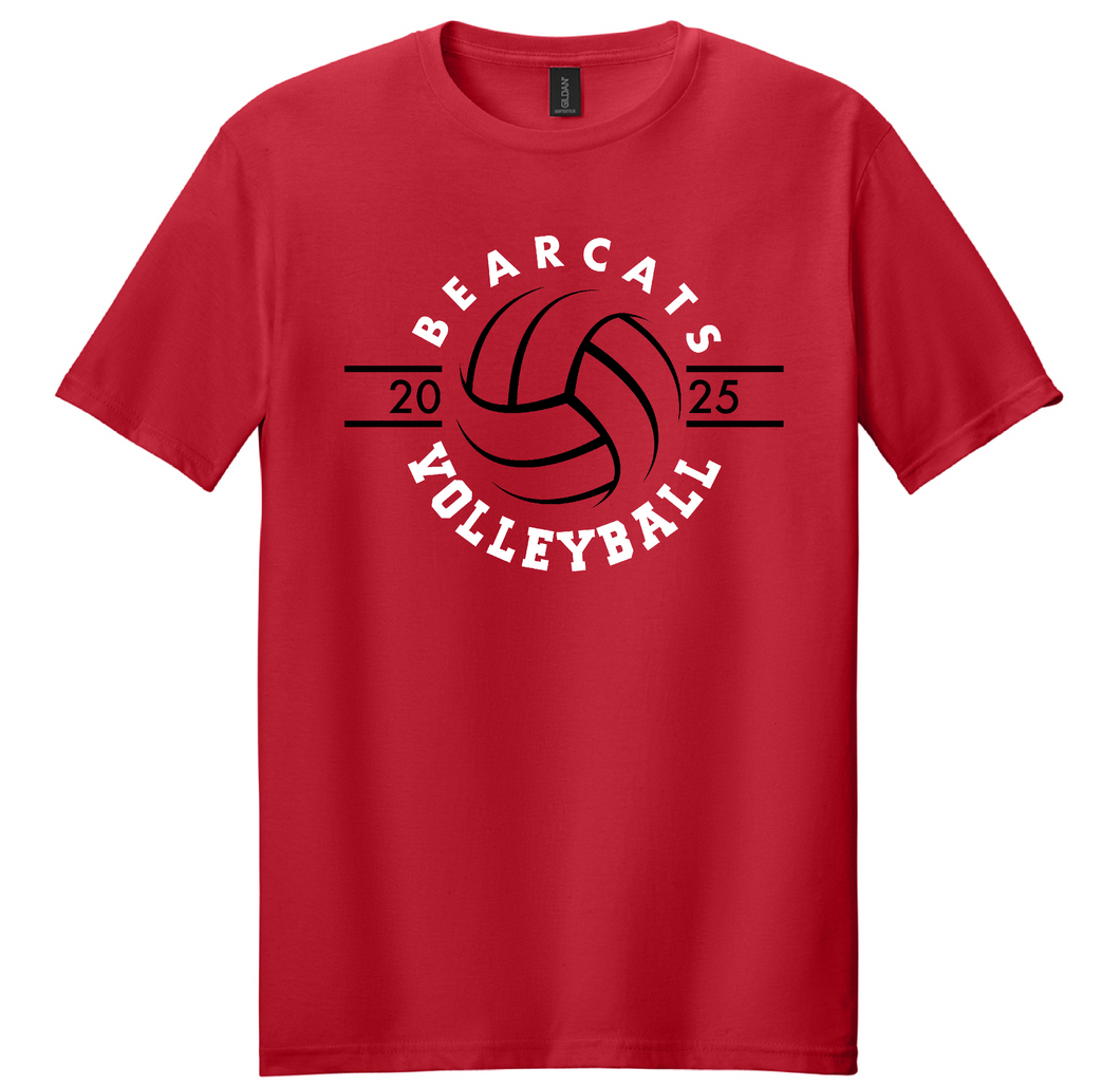 Bearcats Volleyball 2 Gildan Tshirt