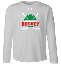 Load image into Gallery viewer, KCC Bearcats Hockey Helmet Under Armour Long Sleeve Tshirt