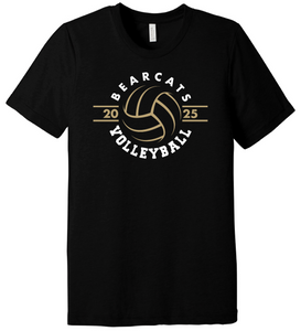 Bearcats Volleyball 2 Bella Tshirt