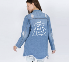 Load image into Gallery viewer, Storm Distressed Denim Shirt