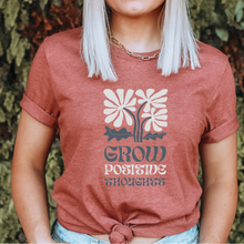 Load image into Gallery viewer, Grow Positive Thoughts T-shirt