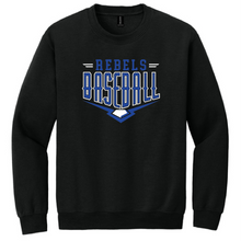 Load image into Gallery viewer, Rebels Baseball 26.2 Gildan Crewneck Fleece
