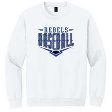 Load image into Gallery viewer, Rebels Baseball 26.2 Gildan Crewneck Fleece