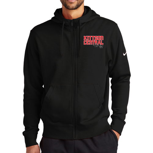 Kittson Central Staff 1  Full Zip Hooded Sweatshirt