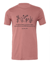 Load image into Gallery viewer, Up North Women of Faith Isaiah 40:8 T-shirt