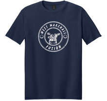 Load image into Gallery viewer, Black t-shirt with 'Orlando Soccer 2026' text and logo on a white background
