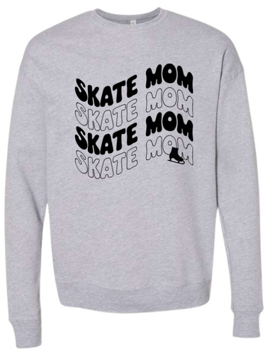 Skate Mom - Bella+Canvas Crewneck Sweatshirt