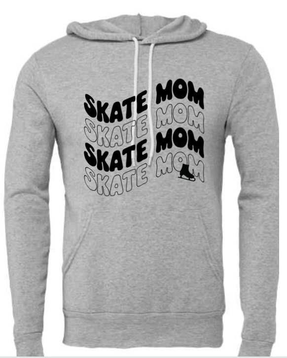 Skate Mom - Bella+Canvas Hooded Sweatshirt
