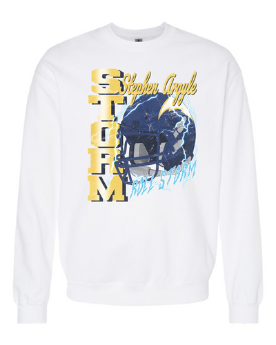 Storm Football Retro Gildan  Crewneck