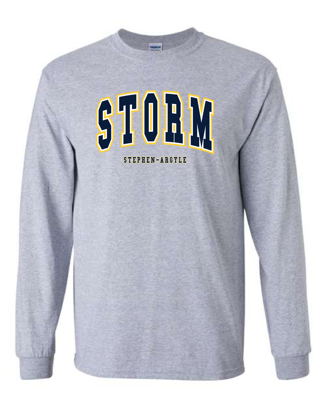 Storm Arched Gildan Long Sleeve T-shirt