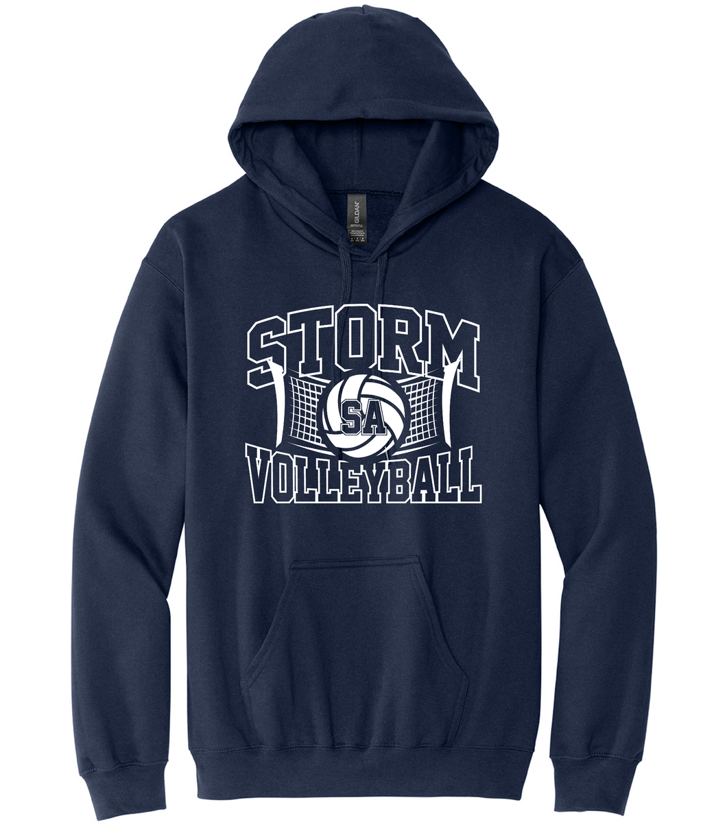 Storm Volleyball Net Gildan Hoodie