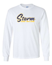Load image into Gallery viewer, Storm Script Gildan Long Sleeve T-shirt