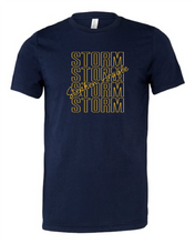 Load image into Gallery viewer, Storm Stacked Bella Triblend T-shirt