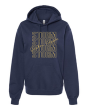 Load image into Gallery viewer, Storm Stacked Gildan Hoodie