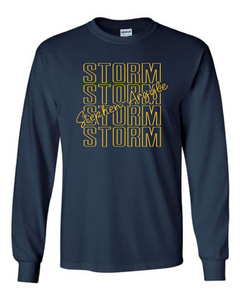 Storm Stacked Gildan Long Sleeve T-shirt