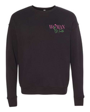 Load image into Gallery viewer, Woman of Faith LC Crewneck Sweatshirt