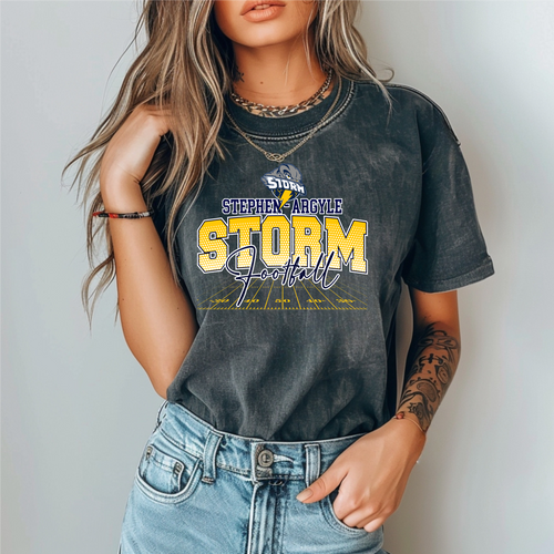 Storm Football Comfort Color T-shirt