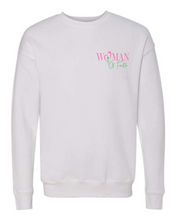 Load image into Gallery viewer, Woman of Faith LC Crewneck Sweatshirt