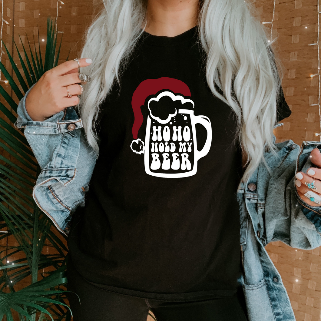 Ho Ho Hold My Beer Graphic Tee