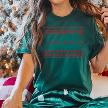 Load image into Gallery viewer, Holidazed Christmas Sweater Graphic Tee