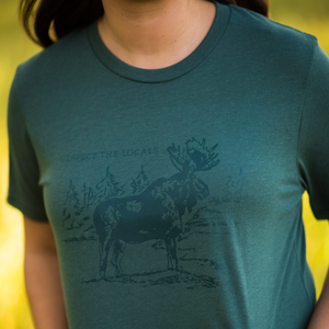 Respect the Locals Moose Graphic Tee