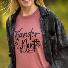 Load image into Gallery viewer, Wander North Floral Graphic Tee
