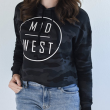 Load image into Gallery viewer, Midwest Circle Cropped Hoodie